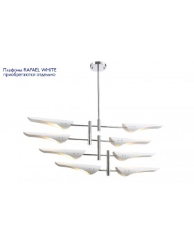 Люстра (без плафонов) Crystal Lux RAFAEL SP8 CHROME-foto4