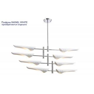 Люстра (без плафонов) Crystal Lux RAFAEL SP8 CHROME-foto4