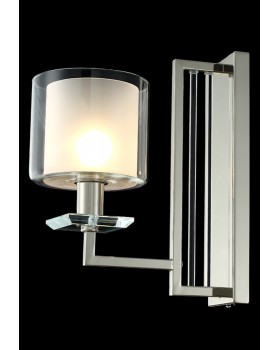 Бра Crystal Lux NICOLAS AP1 NICKEL/WHITE-foto2