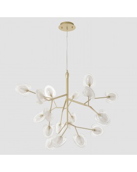 Светильник подвесной Crystal Lux SOLE SP20 GOLD-foto2