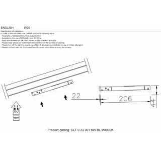 Светильник трековый магнитный Crystal Lux CLT 0.33 001 6W BL M3000K-foto2