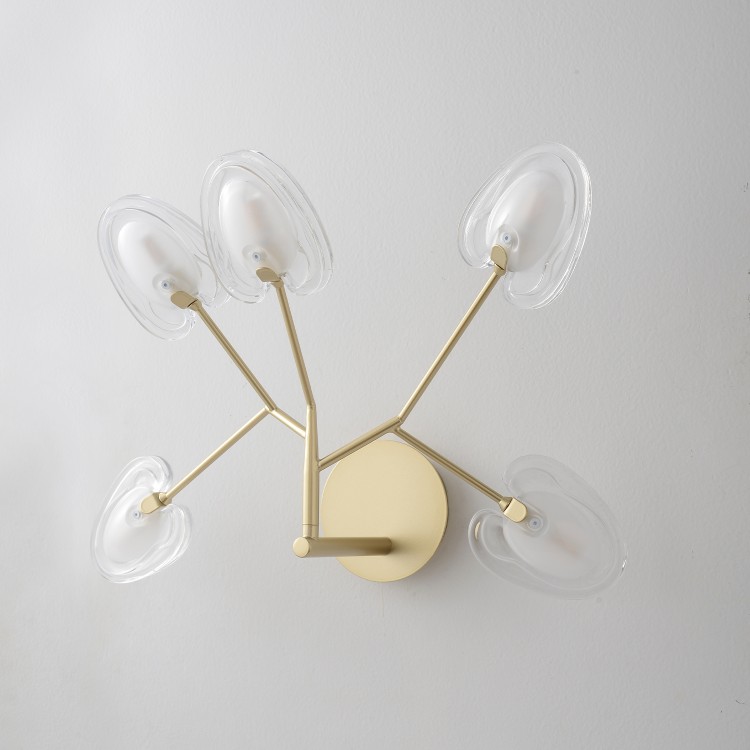 Бра Crystal Lux SOLE AP5 GOLD Бра Crystal Lux SOLE AP5 GOLD