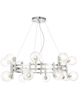 Люстра Crystal Lux LUXURY SP16 CHROME-foto3