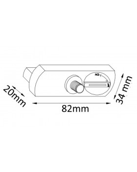 Адаптер для однофазного шинопровода Crystal Lux CLT 0.212 02 WH-foto2