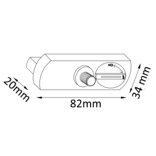 Адаптер для однофазного шинопровода Crystal Lux CLT 0.212 02 WH-foto2