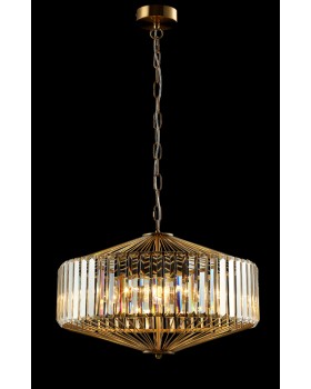 Люстра Crystal Lux FIESTA SP5 BRASS/TRANSPARENTE-foto2