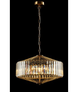 Люстра Crystal Lux FIESTA SP5 BRASS/TRANSPARENTE-foto2