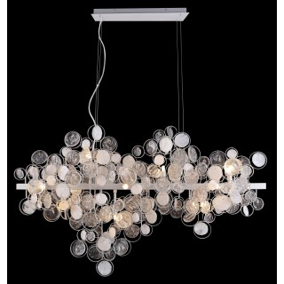 Светильник подвесной Crystal Lux DESEO SP12 L1000 SILVER-foto2