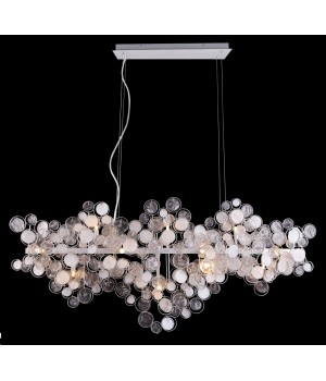 Светильник подвесной Crystal Lux DESEO SP15 L1400 SILVER-foto2