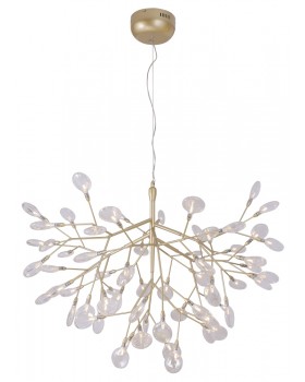 Светильник подвесной Crystal Lux EVITA SP63 GOLD/TRANSPARENT