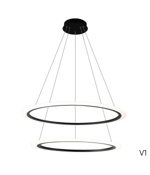 Люстра Crystal Lux MANZANA SP53W LED BLACK-foto2