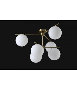 Люстра Crystal Lux FELIZ SP-PL6 BRONZE/WHITE-foto3