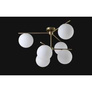 Люстра Crystal Lux FELIZ SP-PL6 BRONZE/WHITE-foto3