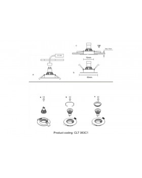 Светильник встраиваемый Crystal Lux CLT 063C1 WH-foto4