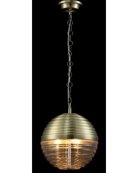 Светильник подвесной Crystal Lux ALBERTO SP3 BRONZE/TRANSPARENTE-foto2