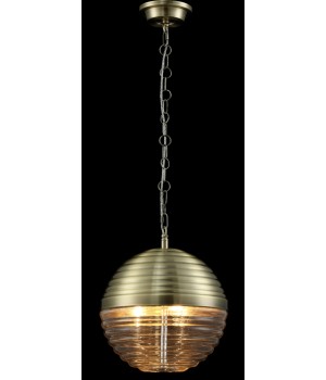 Светильник подвесной Crystal Lux ALBERTO SP3 BRONZE/TRANSPARENTE-foto2