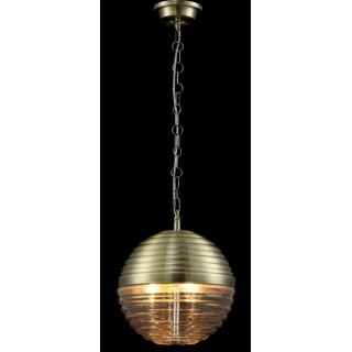 Светильник подвесной Crystal Lux ALBERTO SP3 BRONZE/TRANSPARENTE-foto2