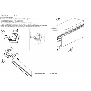 Соединитель для магнитного накладного шинопровода угловой Crystal Lux CLT 0.213 04 WH-foto2