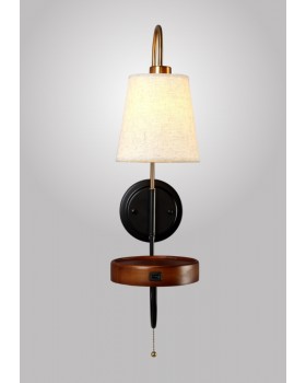 Бра Crystal Lux TWINS AP1 USB WENGE-foto2