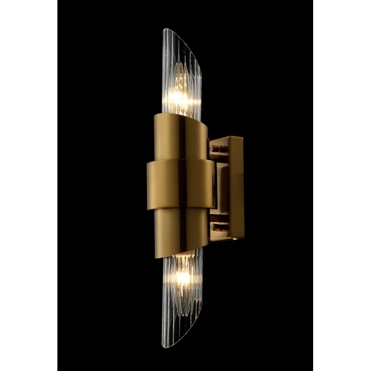 Бра Crystal Lux JUSTO AP2 BRASS