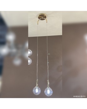 Светильник подвесной Crystal Lux LUXURY SP2 GOLD-foto4