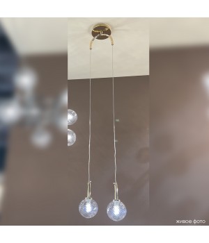 Светильник подвесной Crystal Lux LUXURY SP2 GOLD-foto4