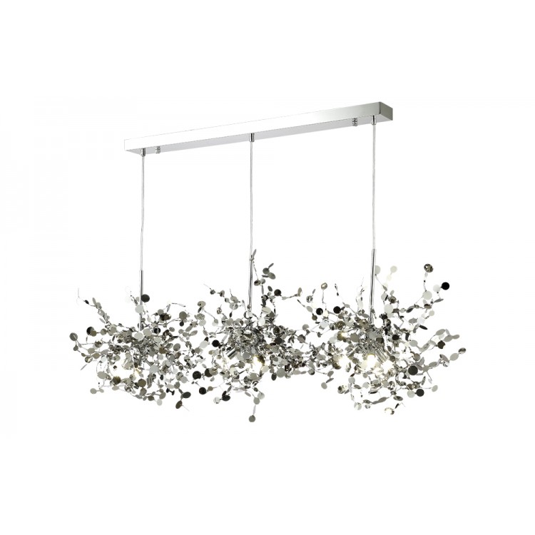 Светильник подвесной Crystal Lux GARDEN SP3х3 L1200 CHROME