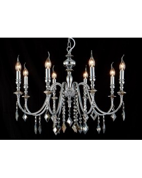 Люстра Crystal Lux MERCEDES SP8 CHROME/SMOKE-foto2