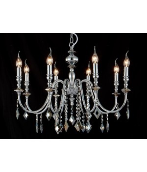 Люстра Crystal Lux MERCEDES SP8 CHROME/SMOKE-foto2