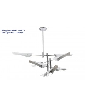 Люстра (без плафонов) Crystal Lux RAFAEL SP8 CHROME-foto2