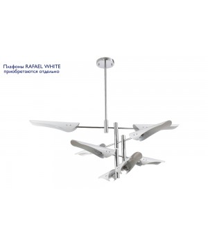 Люстра (без плафонов) Crystal Lux RAFAEL SP8 CHROME-foto2