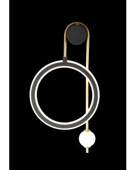 Бра Crystal Lux CORIDA AP25W LED BLACK/GOLD-foto4