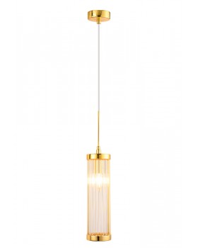 Светильник Crystal Lux TADEO SP1 D100 GOLD/TRANSPARENTE-foto2