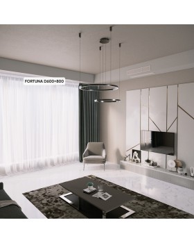 Люстра Crystal Lux FORTUNA SP123W LED BLACK-foto4