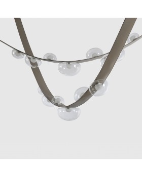 Светильник подвесной Crystal Lux BOSQUE SP7 L3000 GREY/TRANSPARENT-foto2