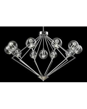 Люстра Crystal Lux FABRICIO SP11 CHROME/TRANSPARENTE-foto3