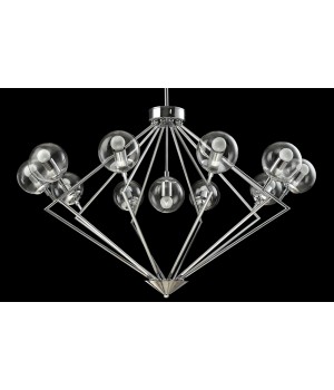 Люстра Crystal Lux FABRICIO SP11 CHROME/TRANSPARENTE-foto3