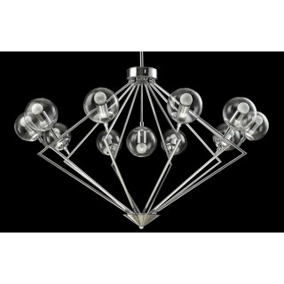 Люстра Crystal Lux FABRICIO SP11 CHROME/TRANSPARENTE-foto3