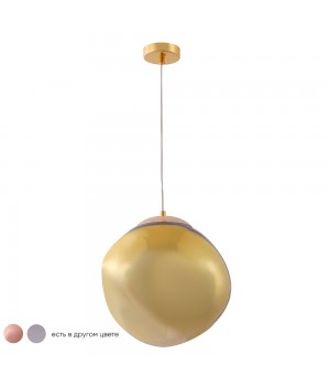 Светильник подвесной Crystal Lux MALAGA SP1 D280 GOLD-foto2