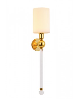 Бра Crystal Lux MIRABELLA AP1 GOLD/WHITE-foto5
