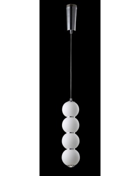 Светильник подвесной Crystal Lux DESI SP4 CHROME/WHITE-foto3