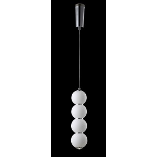 Светильник подвесной Crystal Lux DESI SP4 CHROME/WHITE-foto3