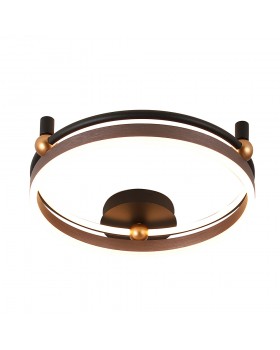 Светильник потолочный Crystal Lux FERNANDO PL48W LED COFFEE/BLACK-foto4