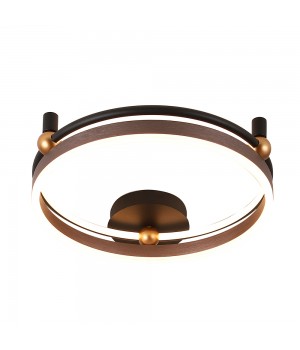 Светильник потолочный Crystal Lux FERNANDO PL48W LED COFFEE/BLACK-foto4