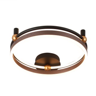 Светильник потолочный Crystal Lux FERNANDO PL48W LED COFFEE/BLACK-foto4