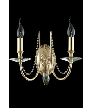 Бра Crystal Lux VICTORIA AP2 GOLD/AMBER-foto3