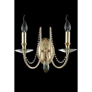 Бра Crystal Lux VICTORIA AP2 GOLD/AMBER-foto3