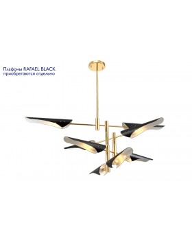 Люстра (без плафонов) Crystal Lux RAFAEL SP8 GOLD-foto3