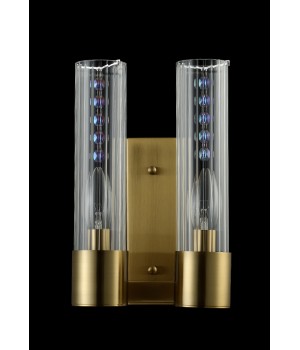 Бра Crystal Lux OTONO AP2 BRASS/TRANSPARENTE-foto3