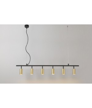 Светильник потолочный Crystal Lux CLT 015C6 L1200 BL-GO-foto3